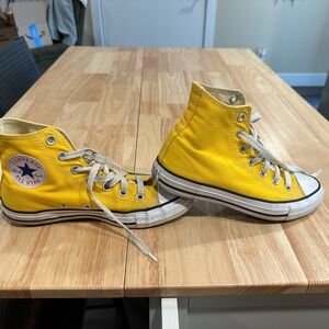 Converse Bright Yellow High-Tops